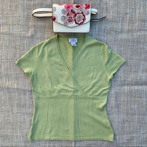 Ann Taylor LOFT Short Sleeve Top Size Small